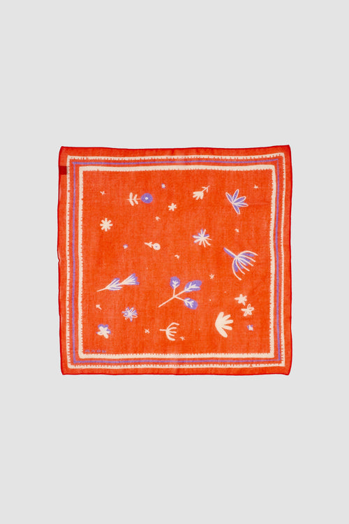 SPORTIVO STORE_Budir Wool Bandana Orange Flower