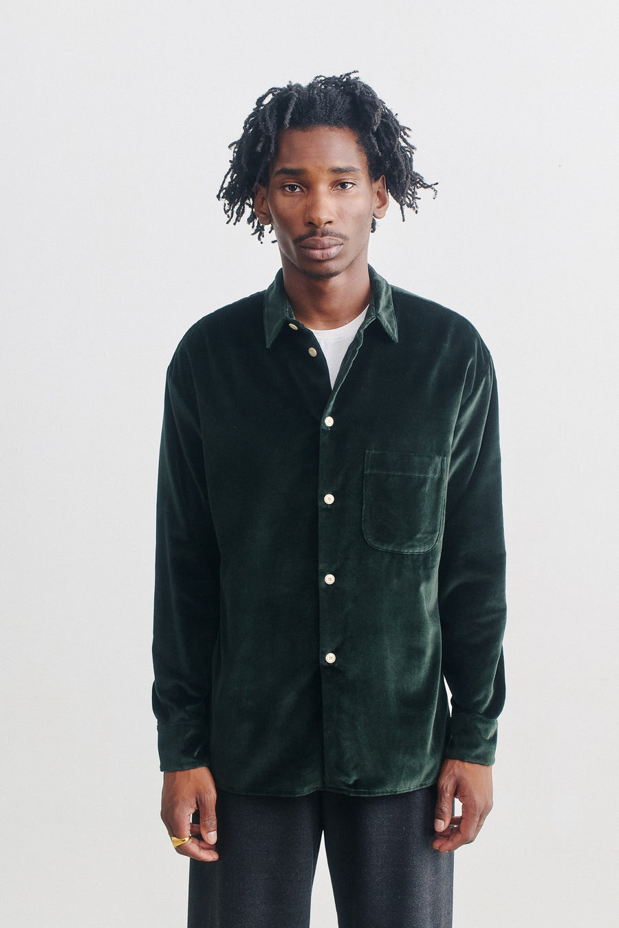 SPORTIVO STORE_Gusto Shirt Emerald Velvet