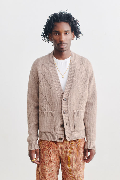 SPORTIVO STORE_Noi Knit Cardigan Hazel Melange