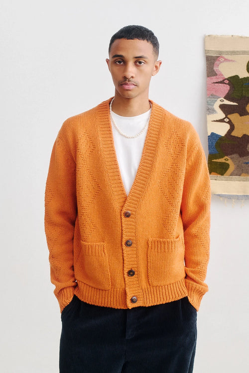 SPORTIVO STORE_Noi Knit Cardigan Lava Melange