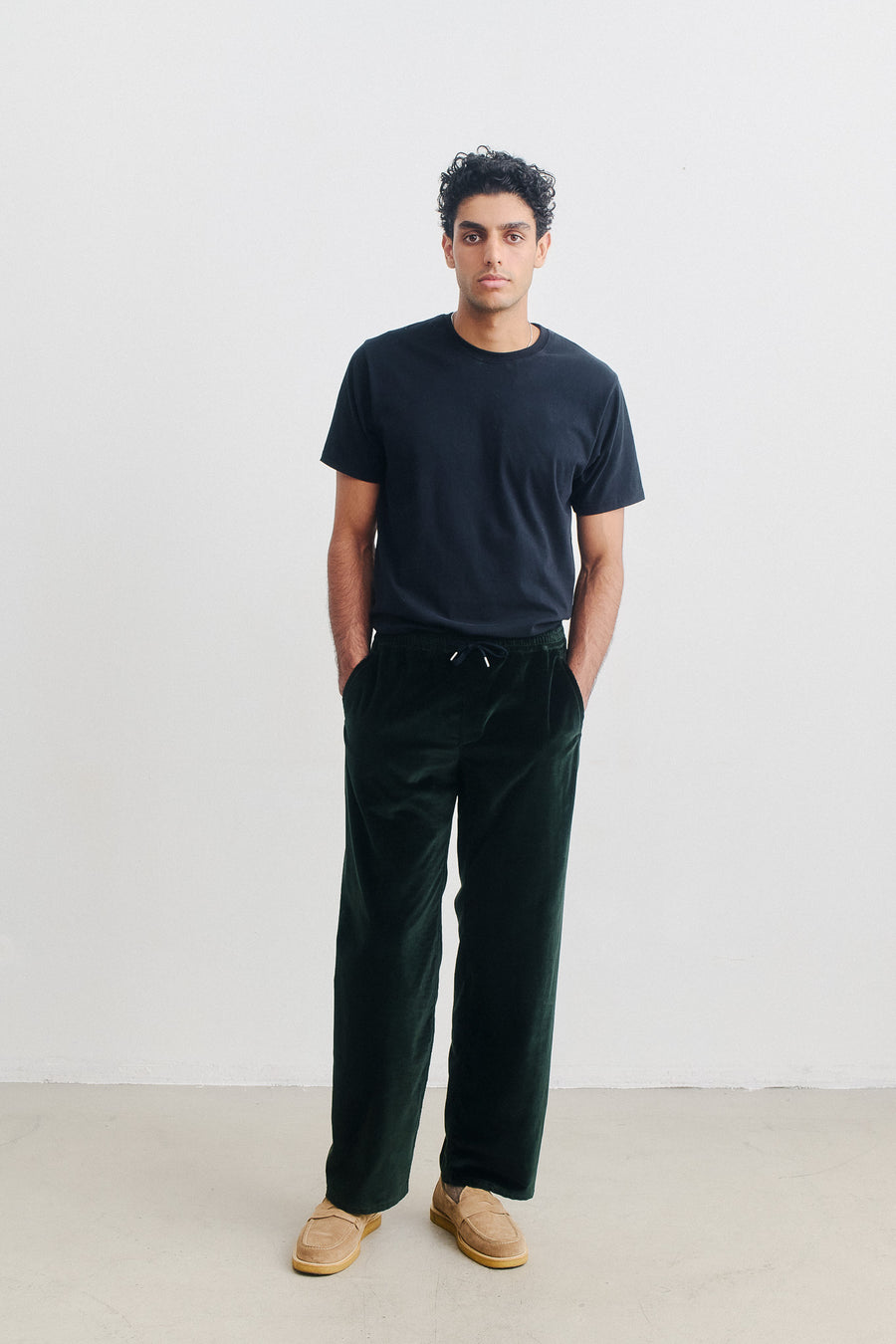 SPORTIVO STORE_Samurai Trousers Emerald Velvet