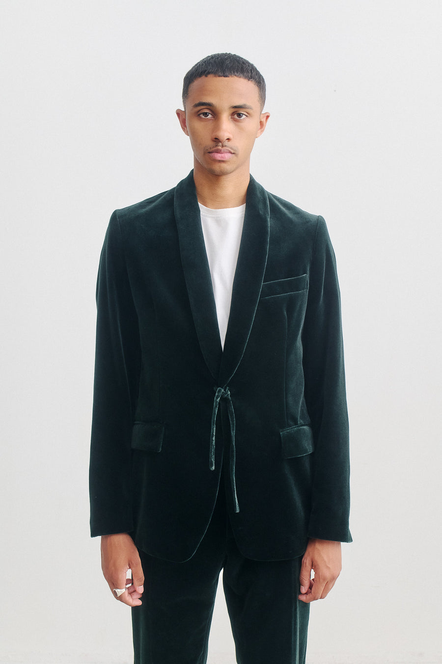 SPORTIVO STORE_Shinji Blazer Emerald Velvet