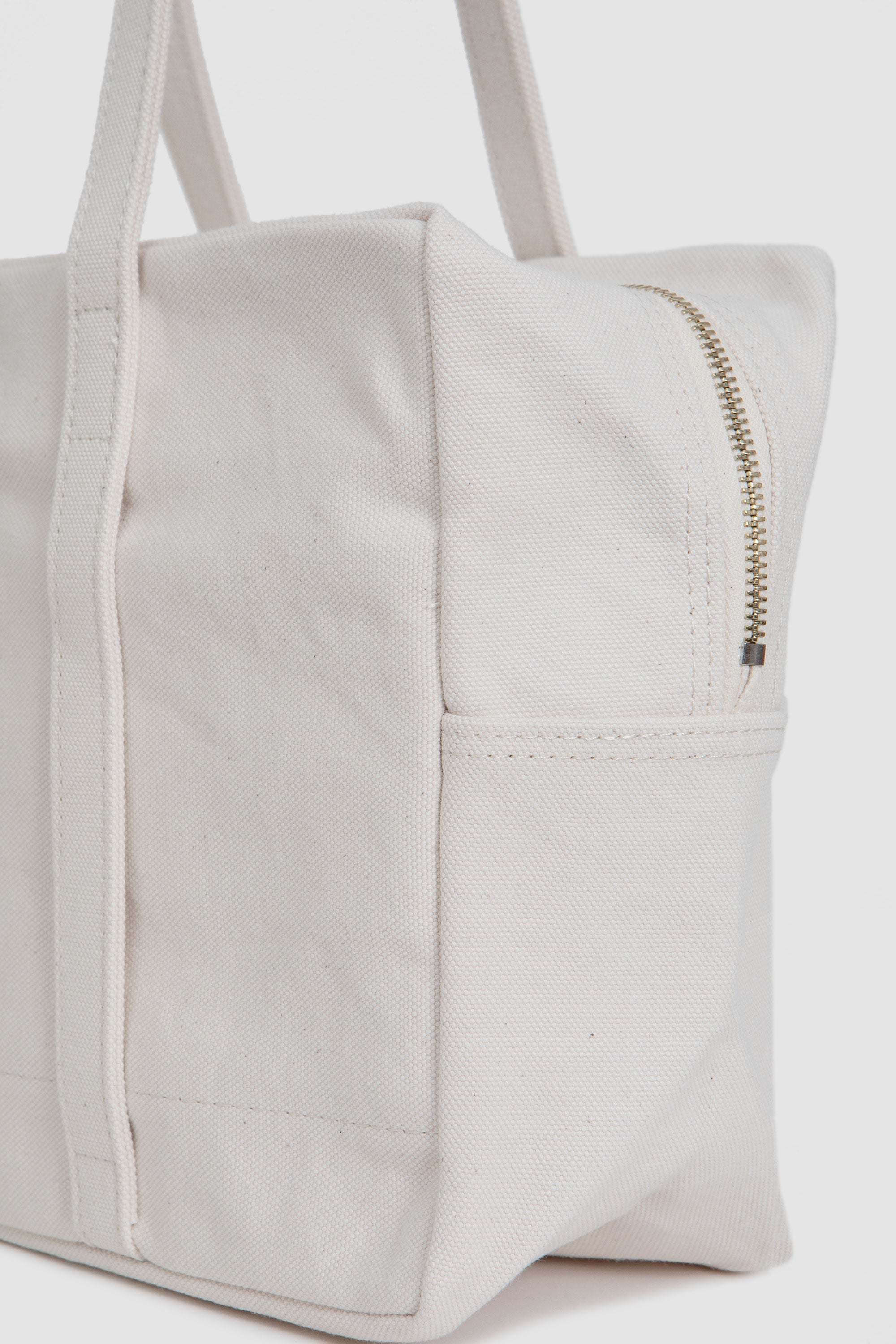 Boston Canvas Bag White S