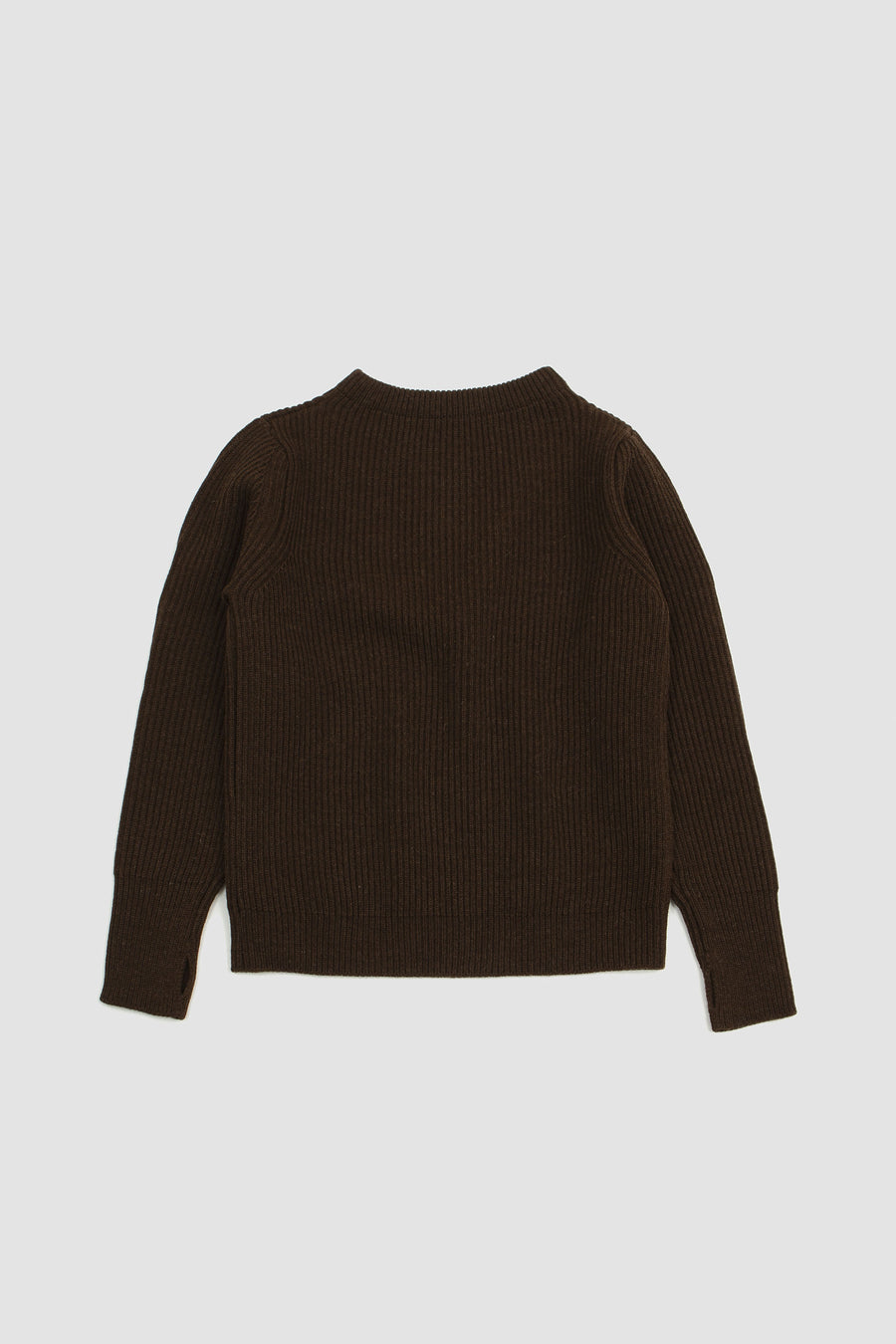 SPORTIVO STORE_Navy Crewneck Natural Brown