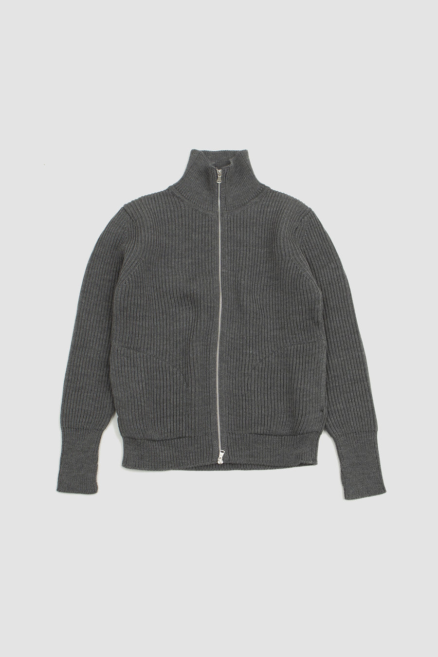SPORTIVO STORE_Navy Full-Zip Pockets Grey