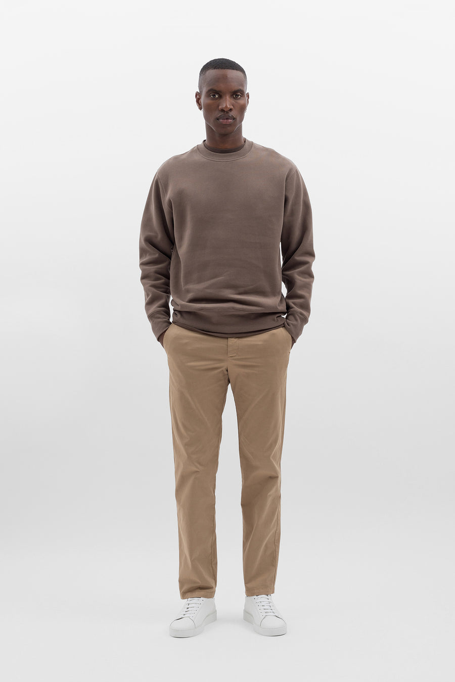 SPORTIVO STORE_Aros Regular Italian Brushed Twill Utility Khaki