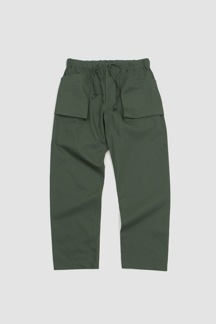 SPORTIVO STORE_Cargo Pants Mercerized Canvas Emerald