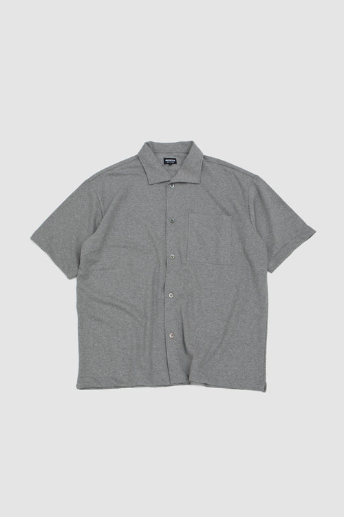 SPORTIVO STORE_Coral Wide Collar Shirt Grey Melange