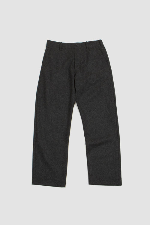 SPORTIVO STORE_Fox Trousers Wool Flannel Charcoal