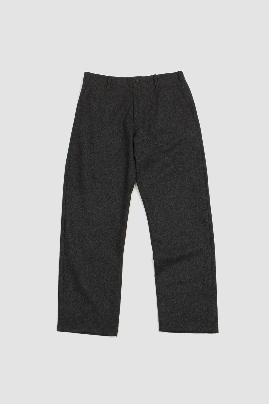 SPORTIVO STORE_Fox Trousers Wool Flannel Charcoal