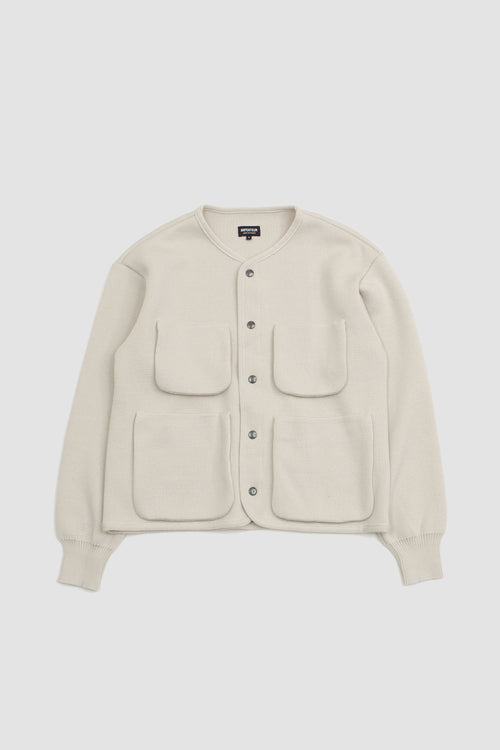 SPORTIVO STORE_George Cardigan Merino Wool Milano Cream