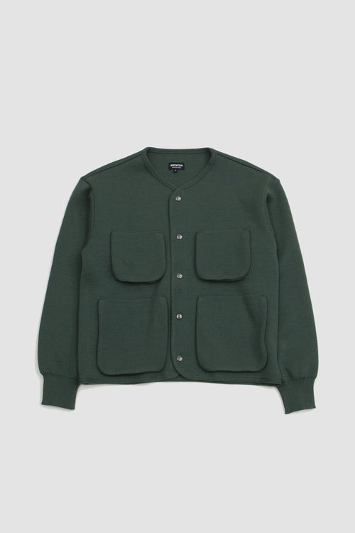 SPORTIVO STORE_George Cardigan Merino Wool Milano Emerald
