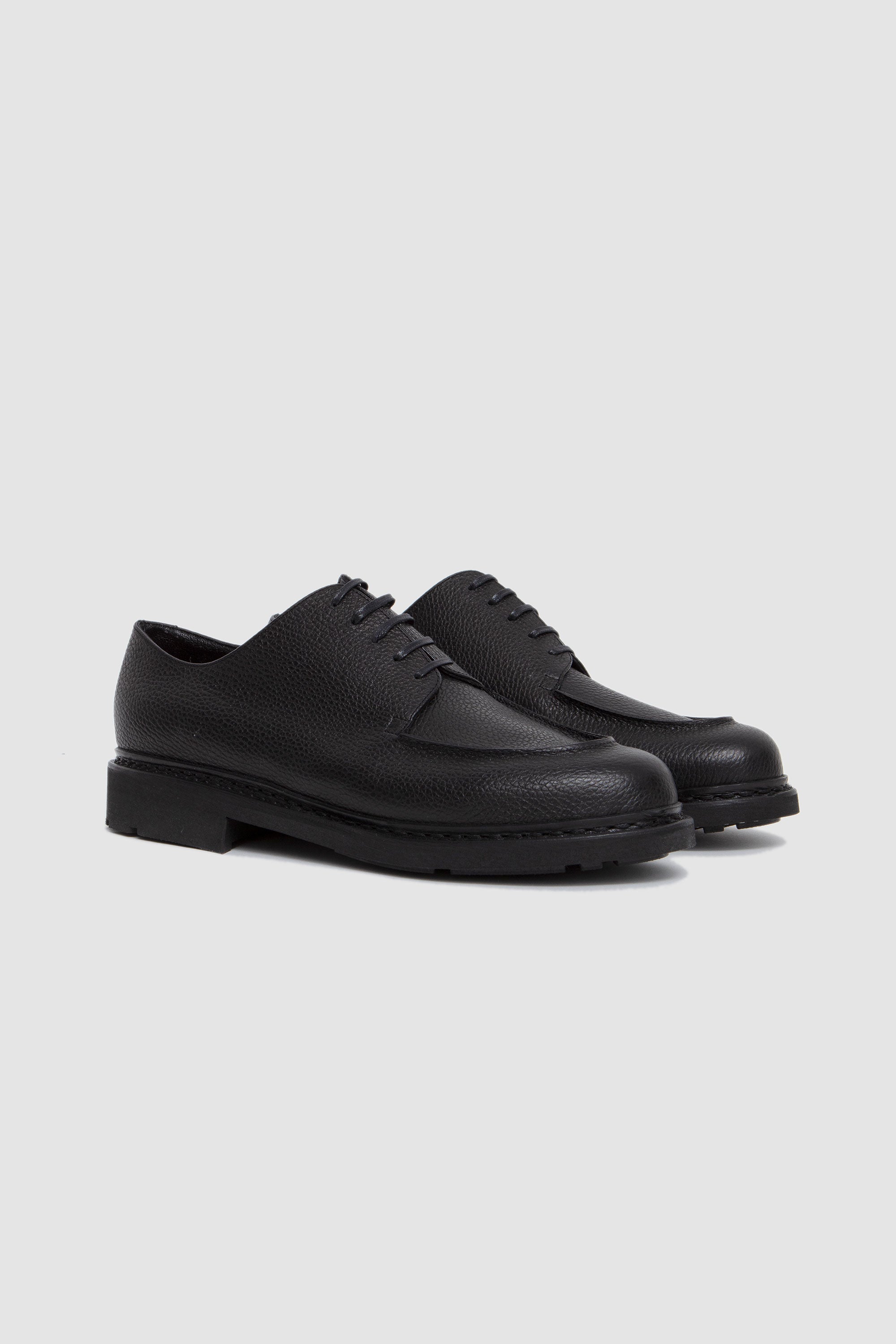 X Paraboot Mirage Leather Shoes Black_2