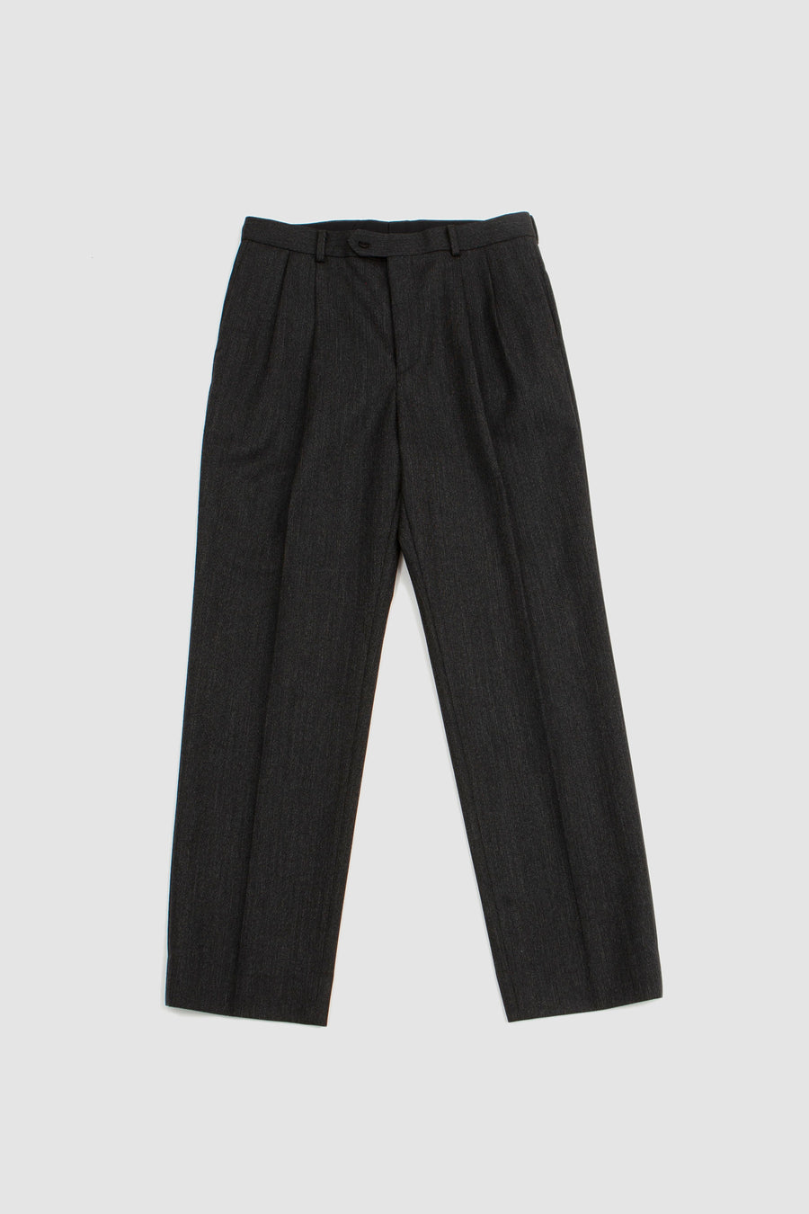 SPORTIVO STORE_Bluefaced Wool Dobby Slacks Charcoal