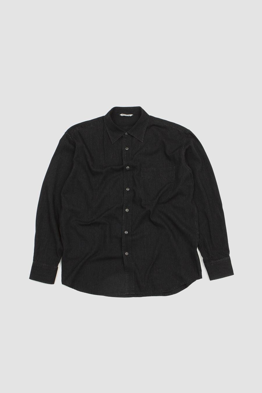 SPORTIVO STORE_Selvedge Super Light Denim Shirt Black