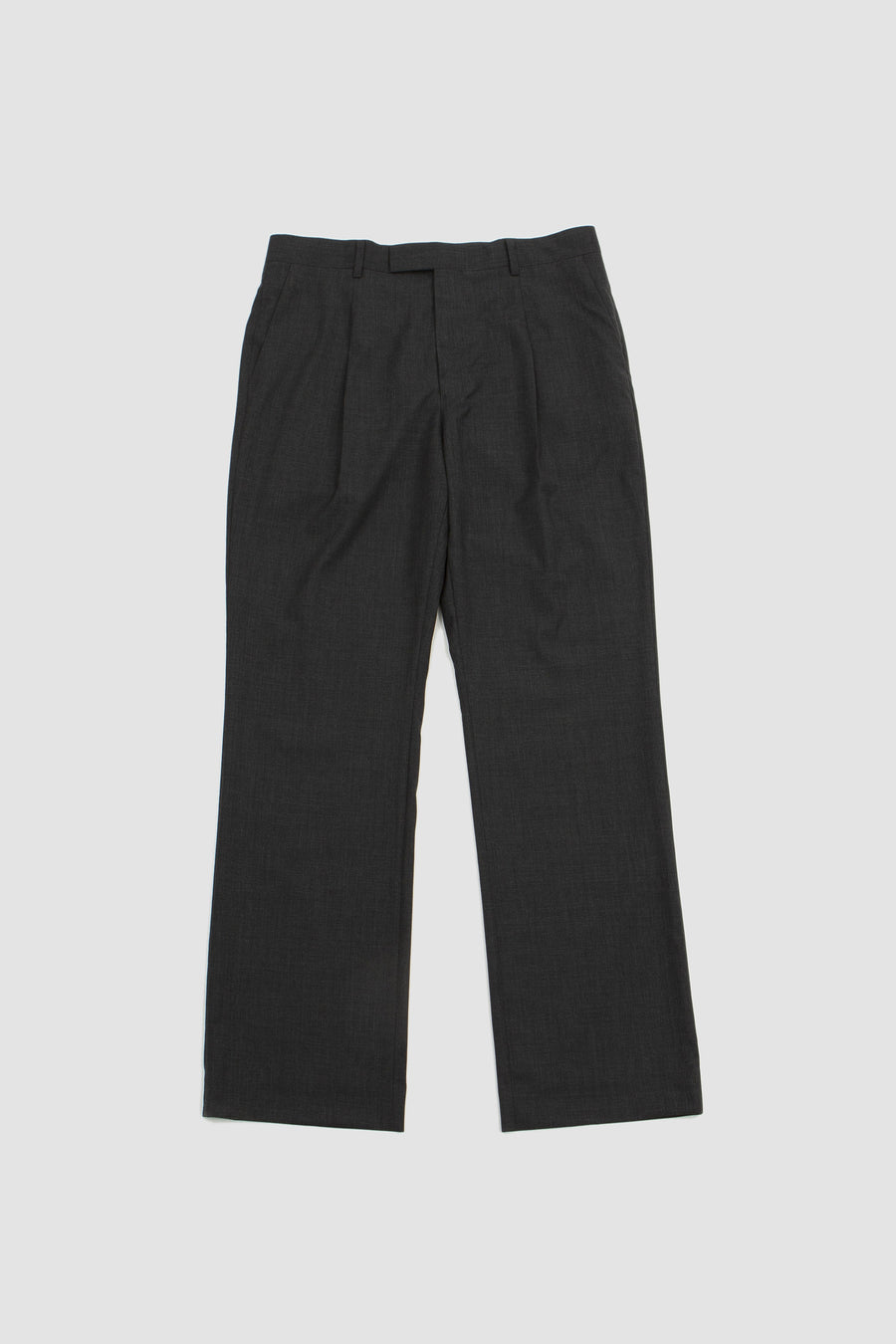 SPORTIVO STORE_Super Fine Tropical Wool Slacks Top Charcoal