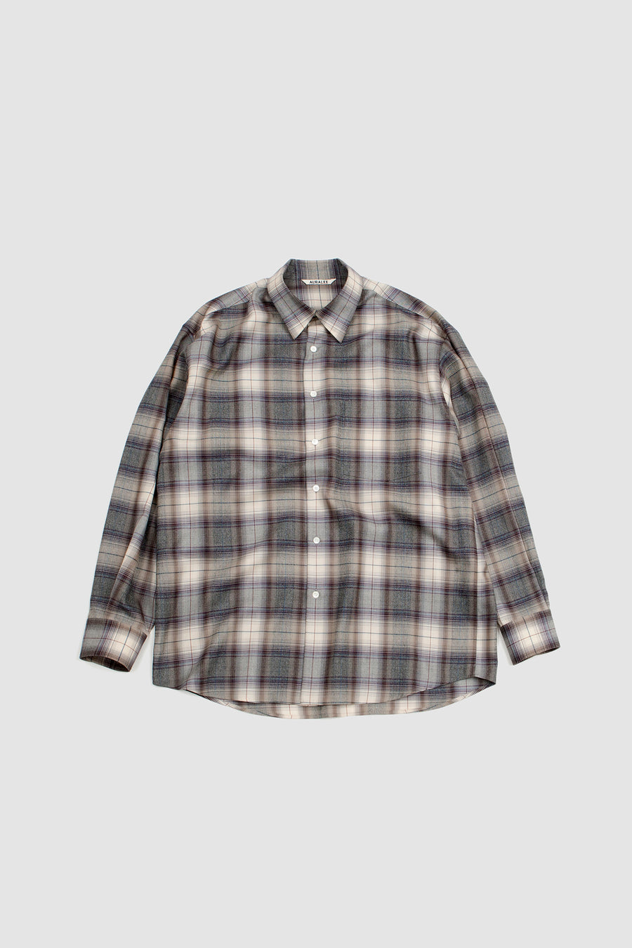 SPORTIVO STORE_Super Light Wool Shirt Gray Check