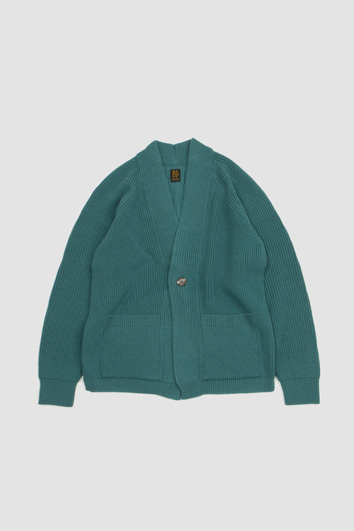 SPORTIVO STORE_One Button Cardigan Emerald