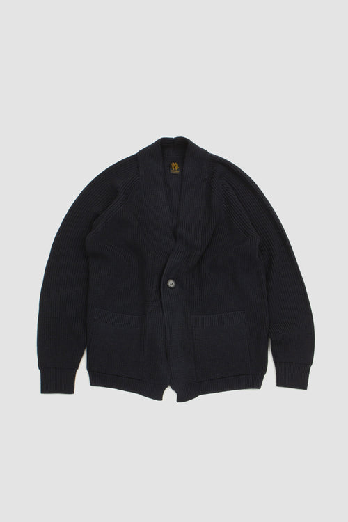 SPORTIVO STORE_One Button Cardigan Navy