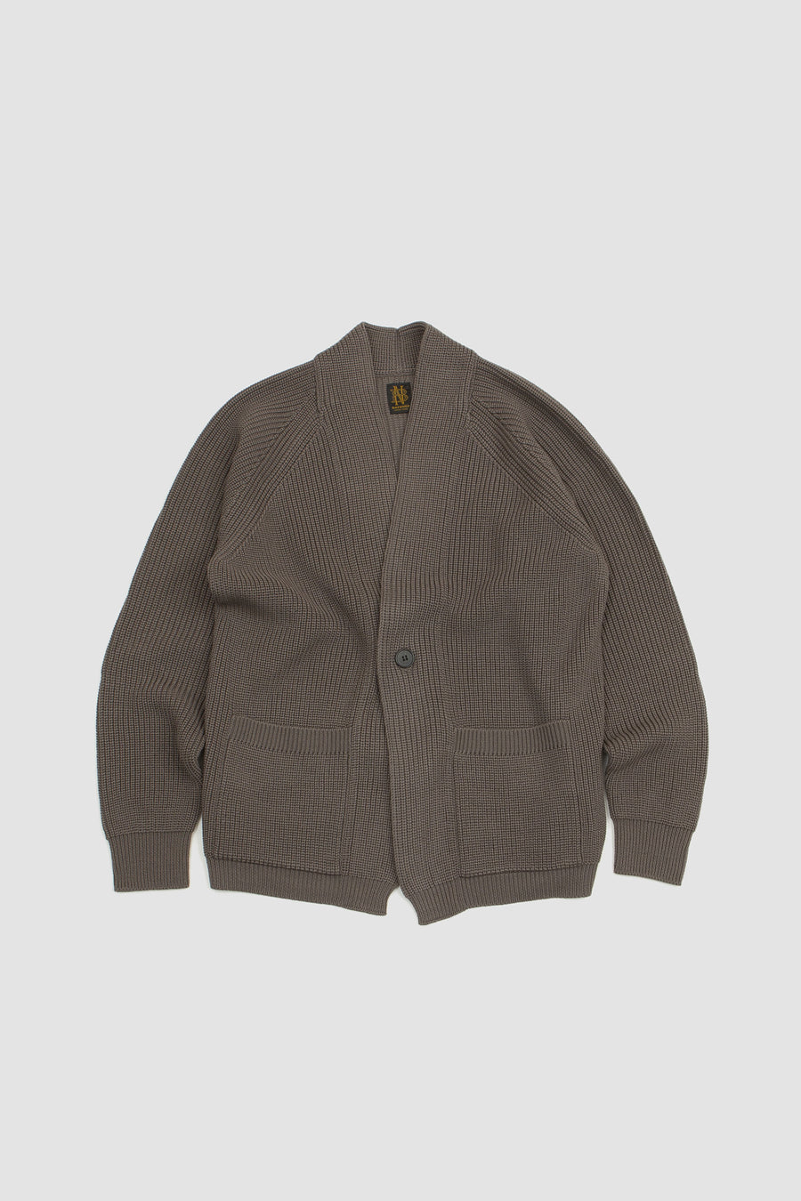 SPORTIVO STORE_One Button Cardigan Walnut