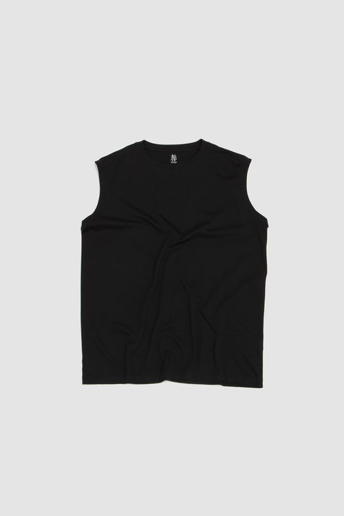 SPORTIVO STORE_Royal Org. Cotton No Sleeve Black