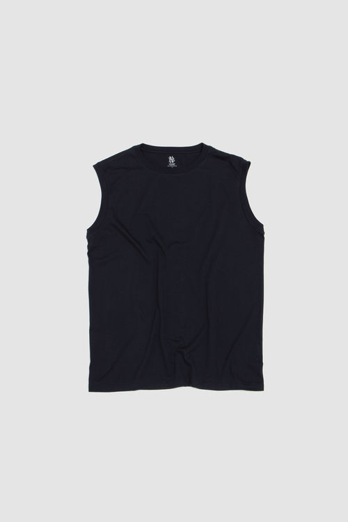 SPORTIVO STORE_Royal Org. Cotton No Sleeve Navy