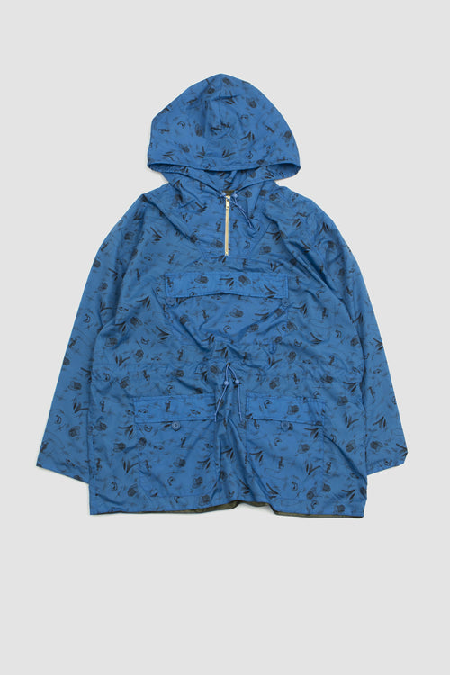 SPORTIVO STORE_Nylon Print Eurosport Anorak Blue
