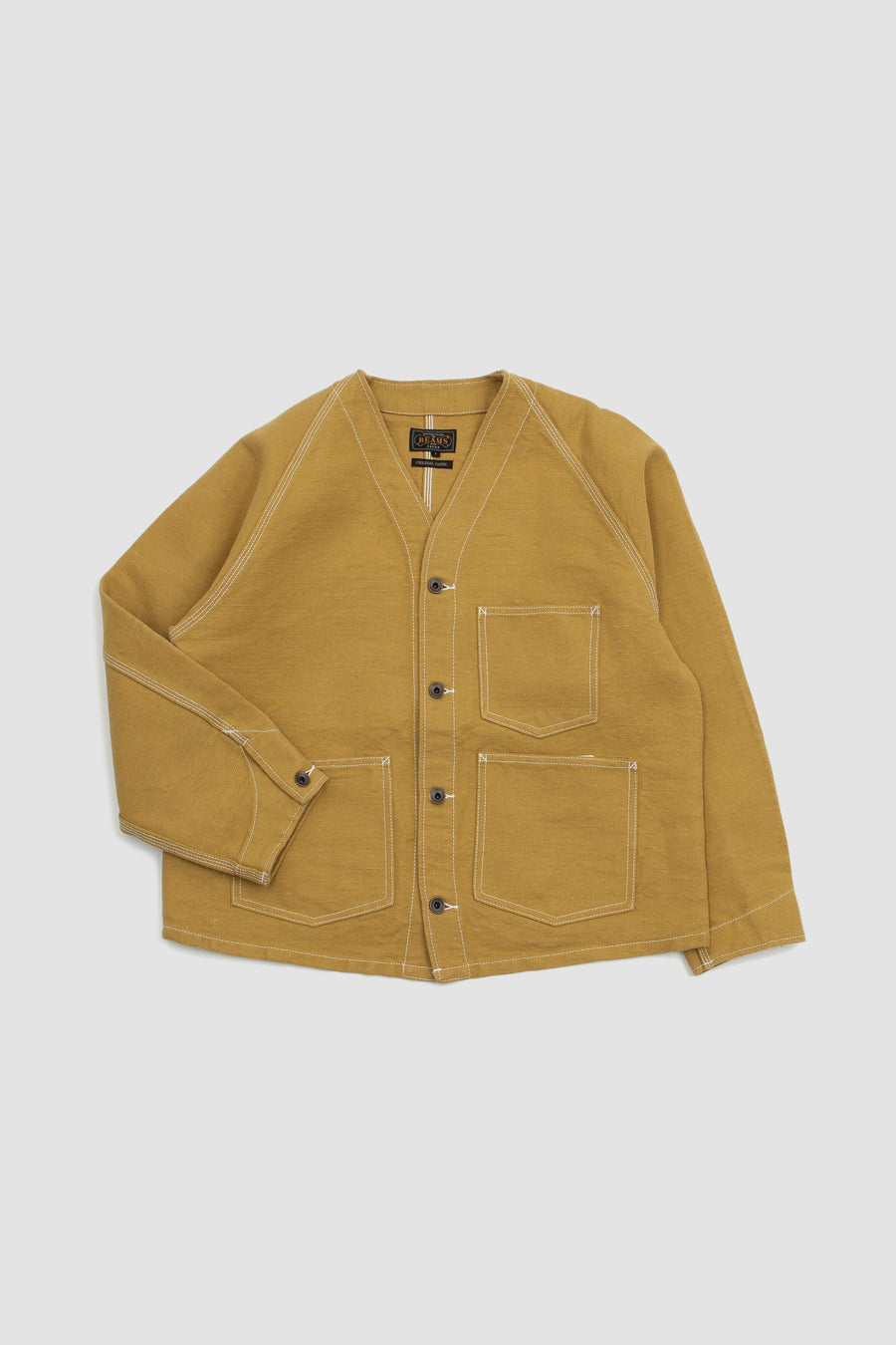 SPORTIVO STORE_Jute Cotton Canvas Engineer Jacket Mustard