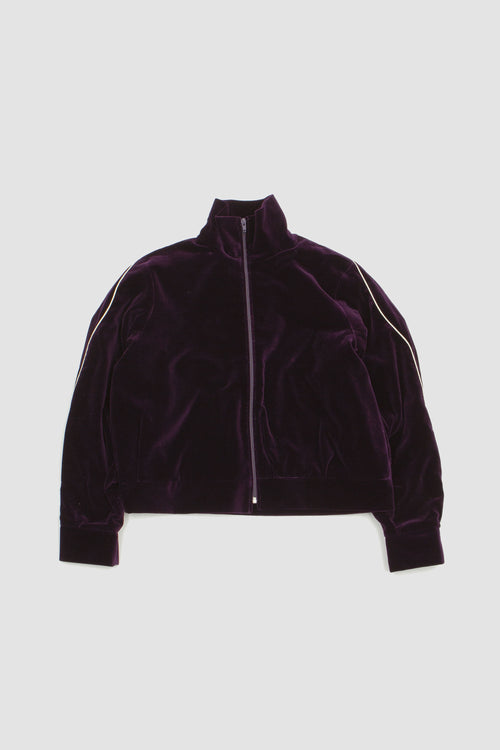 SPORTIVO STORE_Track Jacket Piping Velvet Purple