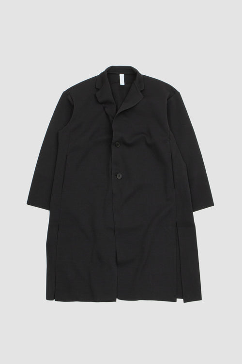 SPORTIVO STORE_Milan Rib Chester Coat Black