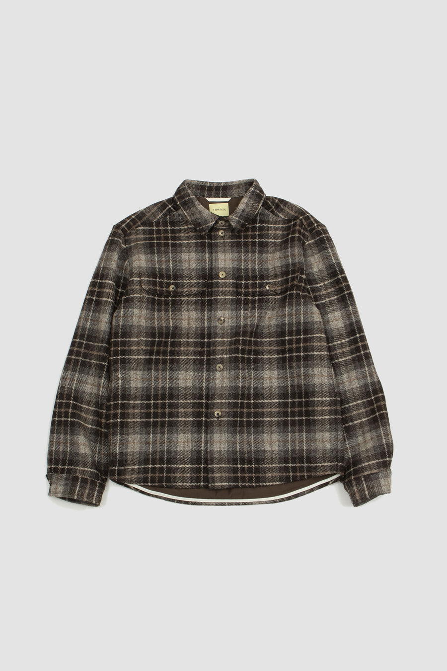 SPORTIVO STORE_Overshirt Undyed Shepherd's Check
