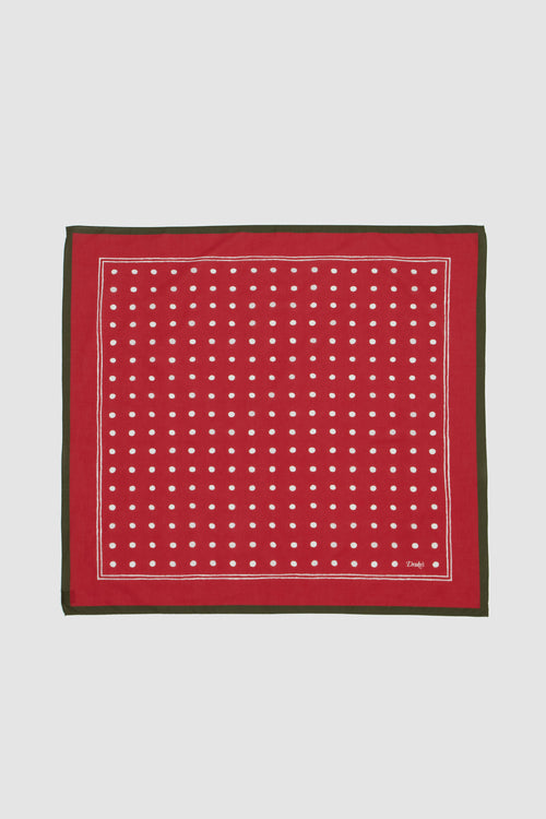 SPORTIVO STORE_Polka Dot Bandana Red