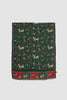 SPORTIVO STORE_Unicorn Print Wool-Silk Scarf Green