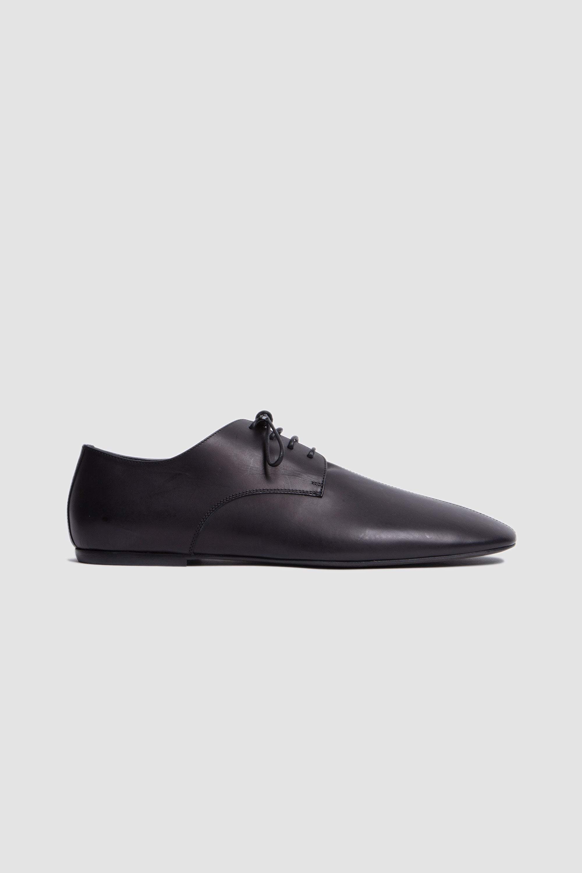 Leather Oxford Shoes Black_1