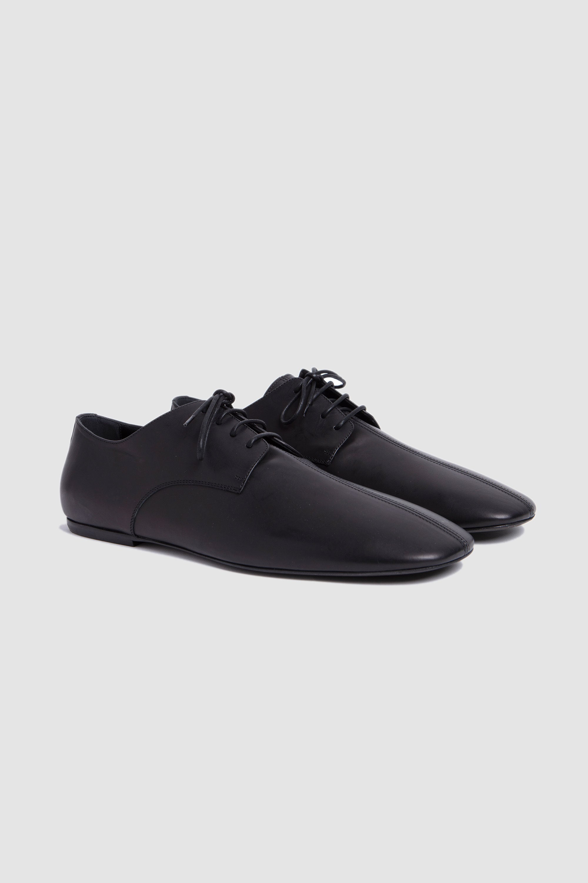 Leather Oxford Shoes Black_2