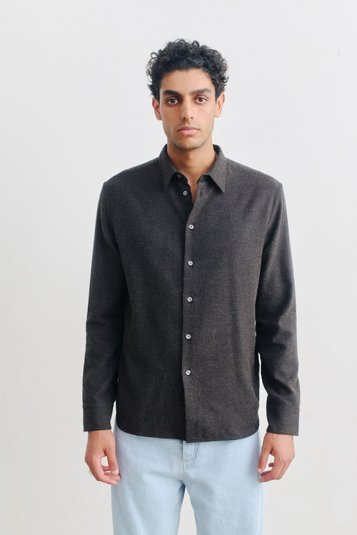 SPORTIVO STORE_Flores Shirt Brushed Brown