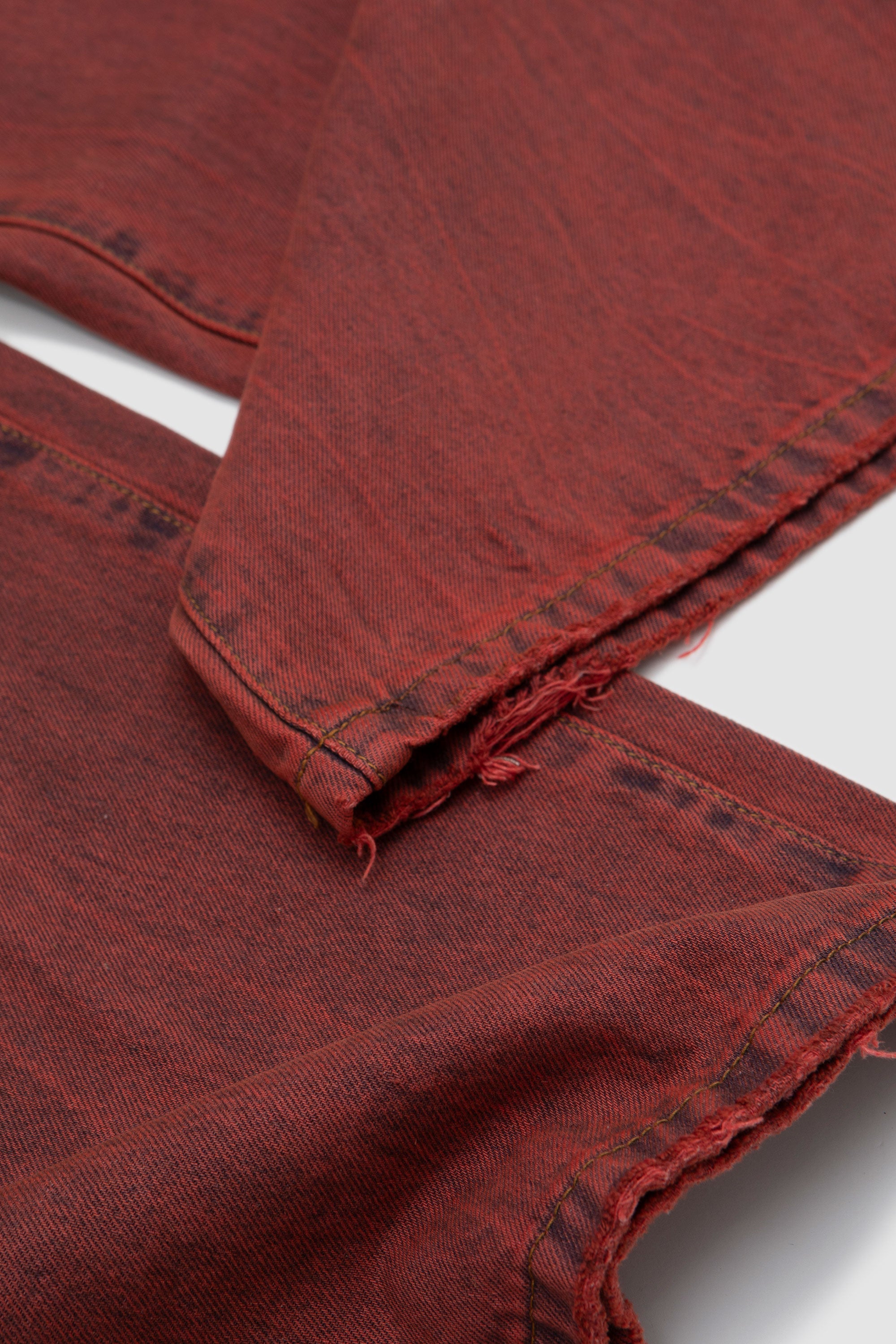 Lacy Baggy Jeans Red_3