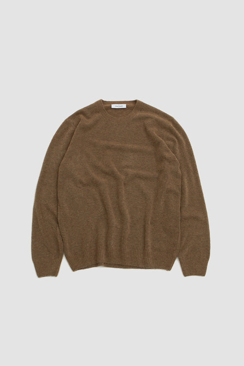 SPORTIVO STORE_Boucle' Crew Neck Sweater Camel