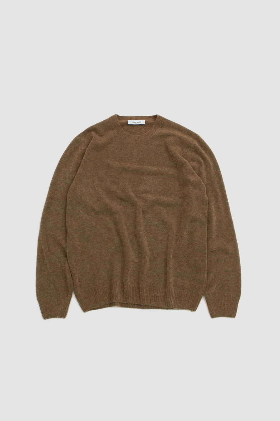 SPORTIVO STORE_Boucle' Crew Neck Sweater Camel