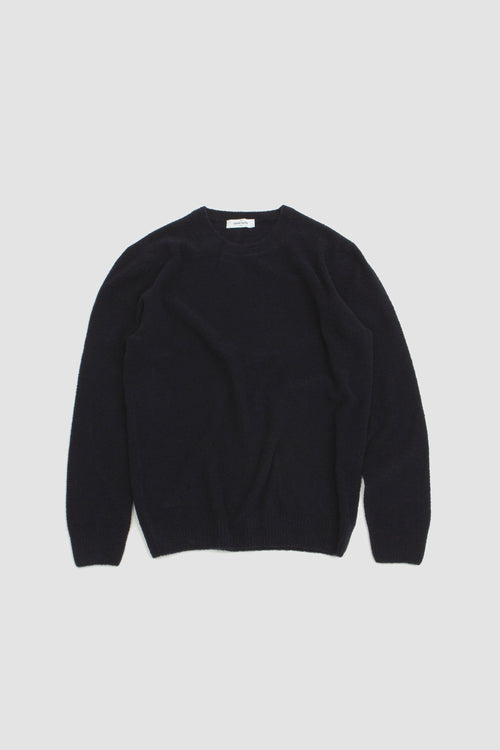 SPORTIVO STORE_Boucle' Crew Neck Sweater Navy