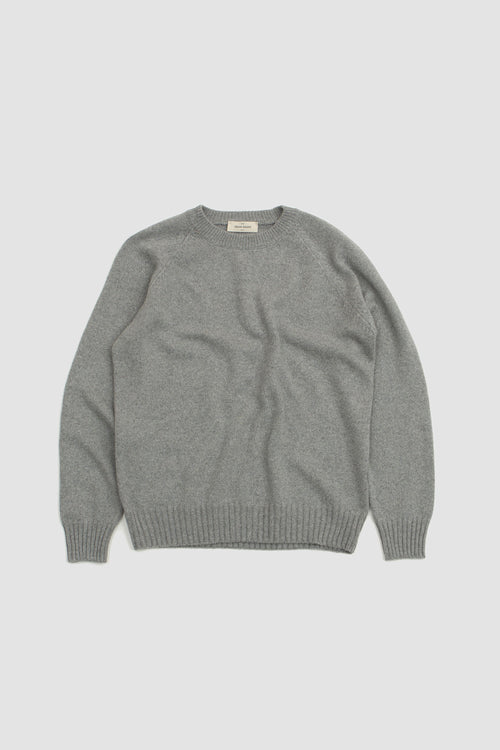 SPORTIVO STORE_Eco Cahmere Crew Neck Sweater Ice Grey