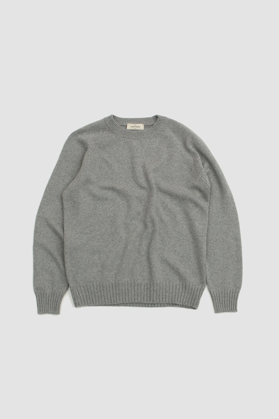 SPORTIVO STORE_Eco Cahmere Crew Neck Sweater Ice Grey