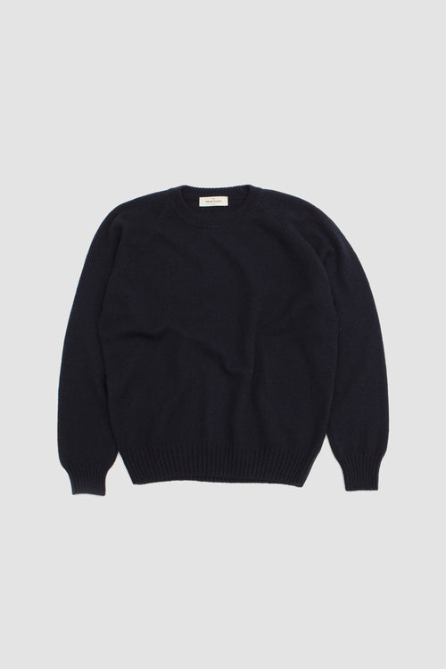 SPORTIVO STORE_Eco Cahmere Crew Neck Sweater Navy