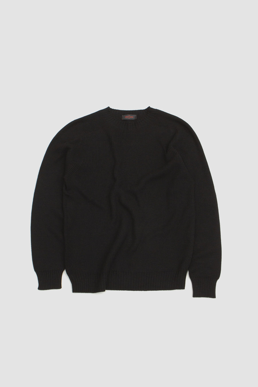 SPORTIVO STORE_Rain Wool Crew Neck Sweater Black