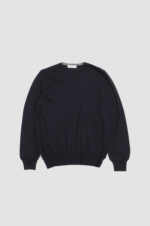 SPORTIVO STORE_Super Tasmania Crew Neck Sweater Navy