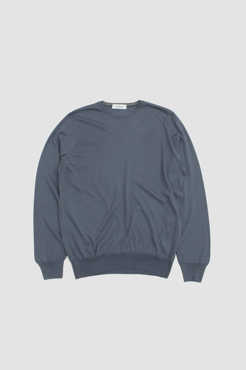 SPORTIVO STORE_Super Tasmania Crew Neck Sweater Stone Blue
