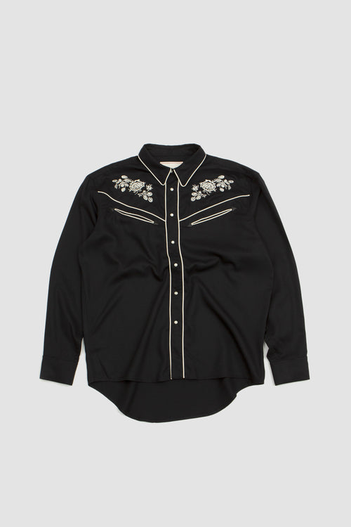 SPORTIVO STORE_Orville Western Shirt Black