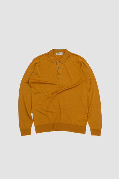 SPORTIVO STORE_Belper LS Polo Shirt Saffron