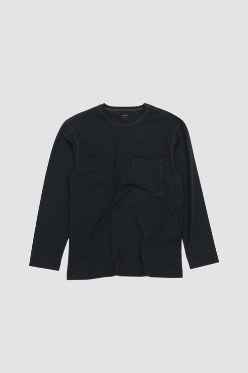SPORTIVO STORE_LS Patch Pocket T-Shirt Midnight Blue