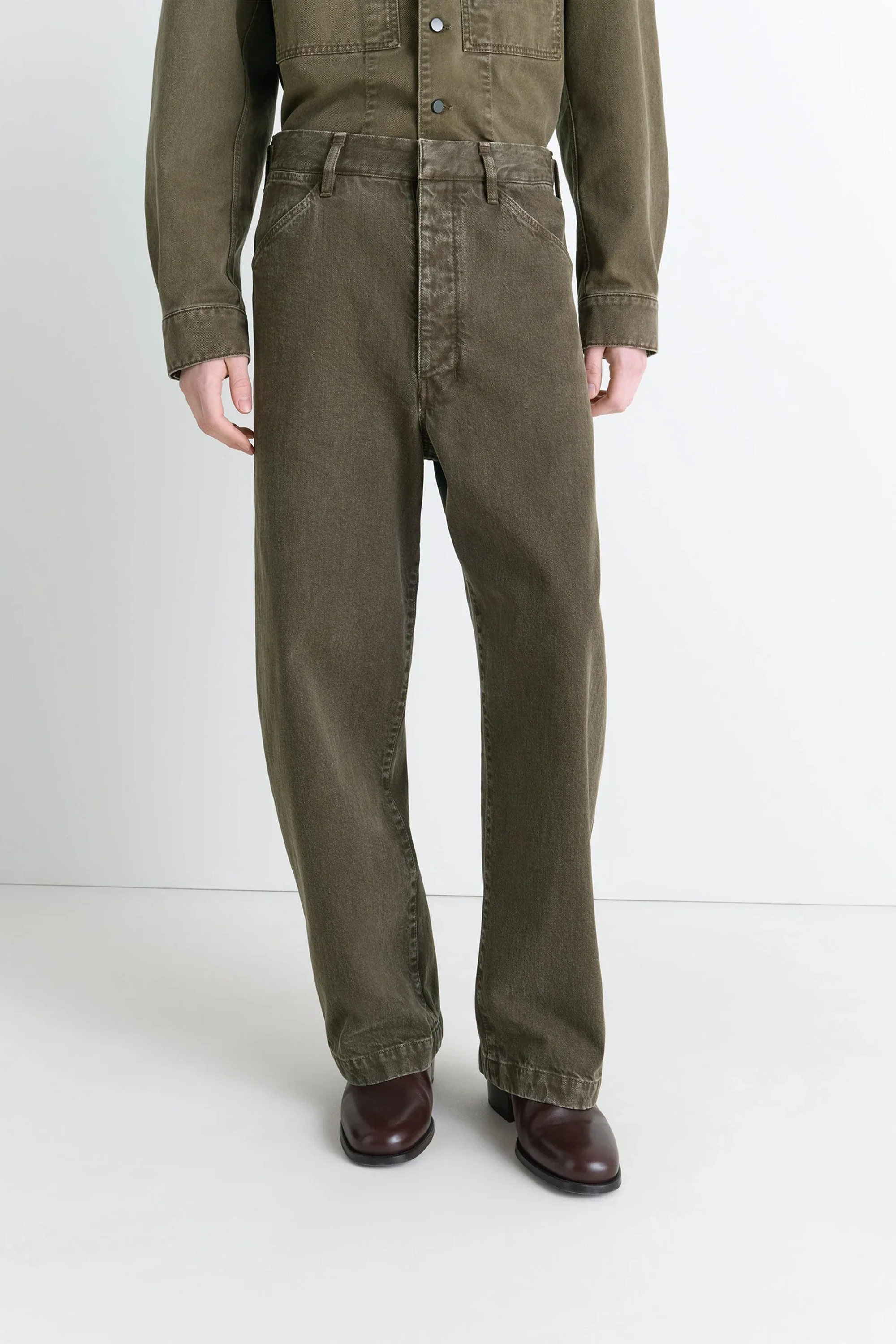 Maxi Workwear Pant Moss Green_2